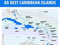 Image result for Best Caribbean Islands Map