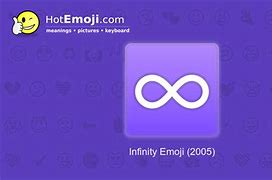 Image result for Infinity Emoji Android