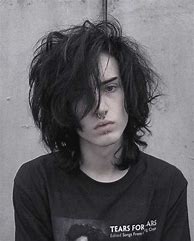 Image result for Emo Long Hair Boy