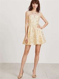 Image result for Shein Gold Gowns Silk