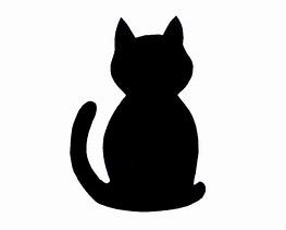 Image result for Black Cat Silhouette Template