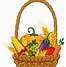 Image result for Basket of Produce Clip Art