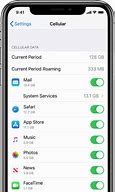 Image result for iPhone Settings Cellular Data Phone Card