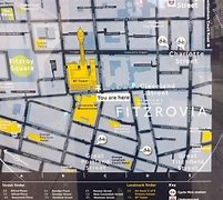 Image result for Street Map of Fitzrovia London