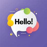 Image result for Hello Speech Bubble