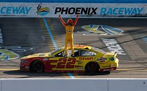 Image result for Joey Logano with His Car