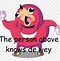 Image result for Knuckles This Is Fine Meme