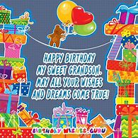 Image result for Birthday Greetings Grandson