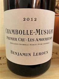 Image result for Benjamin Leroux Chambolle Musigny Amoureuses