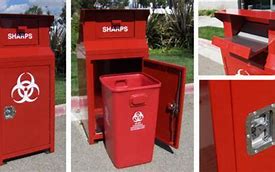 Image result for Outdoor Sharps Container