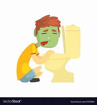 Image result for Sick Toilet Cartoon