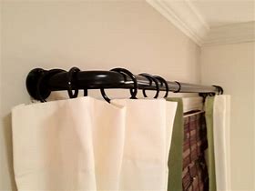 Image result for Curved Curtain Rods for Windows