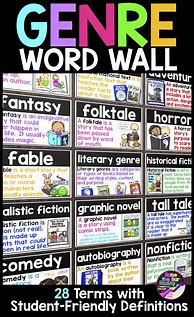 Image result for Free Reading Genre Printable Posters