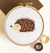 Image result for Hedgehog Cross Stitch