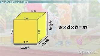 Image result for cubic meters example