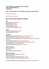 Image result for Employment Law Assignment