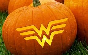 Image result for Wonder Woman Name Pumpkin Stencil