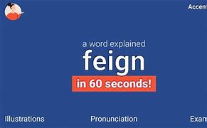 Image result for Feign Meaning
