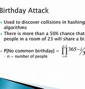 Image result for Birthday Attack