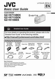 Image result for JVC Everio Owner's Manual