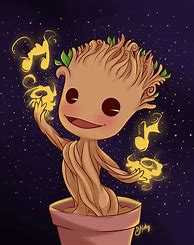 Image result for Baby Groot Dancing Sketch