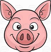 Image result for Cartoon Pig Face