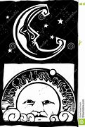 Image result for Alchemy Woodcut Sun Moon