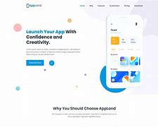 Image result for App Landing Page Template Free