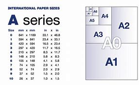 Image result for paper sizes charts