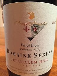 Image result for Serene Pinot Noir Jerusalem Hill Willamette Valley