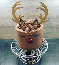 Image result for Reindeer Christmas Cake