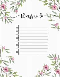 Image result for Fancy to Do List