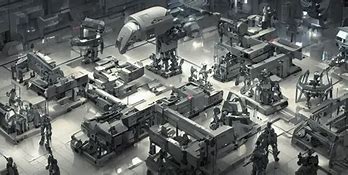 Image result for Robot Factory Sci-Fi