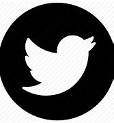 Image result for Twitter Logo Black Circle