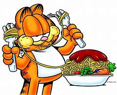 Image result for Cartoon Garfield Eating