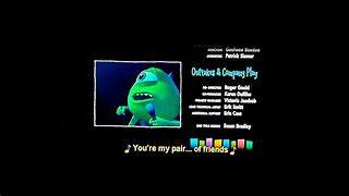 Image result for Monsters Inc Finding Nemo Credits