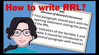 Image result for RRL in Quantitative Research Examples