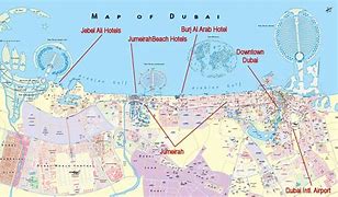 Image result for Dubai City Map