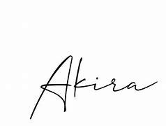 Image result for Akira Signature