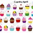 Image result for Free Happy Birthday Cupcake Clip Art