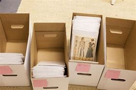 Image result for Sewing Pattern Storage Boxes