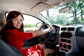 Image result for Girl Driving Car Funny