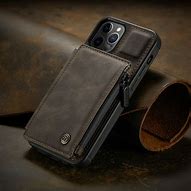 Image result for iPhone 12 Leather Card Case