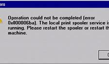 Image result for Printer Spooler Error