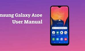 Image result for Samsung Galaxy A10E Manual