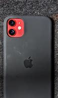 Image result for Black Sillicon Case On Red iPhone 7