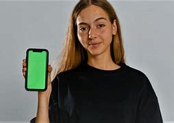 Image result for Person On Phone Green Screen Behind Them