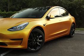 Image result for Gold Tesla Model 3