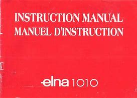Image result for Elna Super Sewing Machine Manual