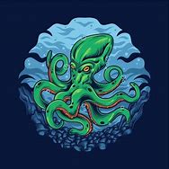 Image result for Cartoon Pirate Octopus